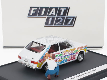 Fiat 127 1-SERIES 1972 - Automobile Dell'anno 1972 1:43 Brumm biela