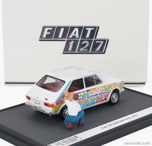 Fiat 127 1-SERIES 1972 - Automobile Dell'anno 1972 1:43 Brumm biela