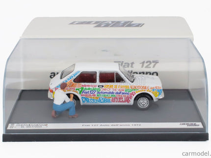 Fiat 127 1-SERIES 1972 - Automobile Dell'anno 1972 1:43 Brumm biela