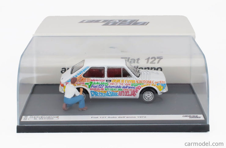 Fiat 127 1-SERIES 1972 - Automobile Dell'anno 1972 1:43 Brumm biela