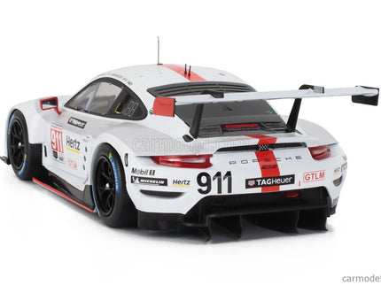 Porsche 911 991-2 RSR Team Porsche GT N°911 2. Miesto Gtlm Class 24h Daytona 2020 Earl Bamber - Mathieu Jaminet - Laurens Vanthoor 1:18 IXO Models biela červená