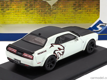 Dodge Challenger Srt Hellcat Coupe 2020 1:43 Solido biela čierna