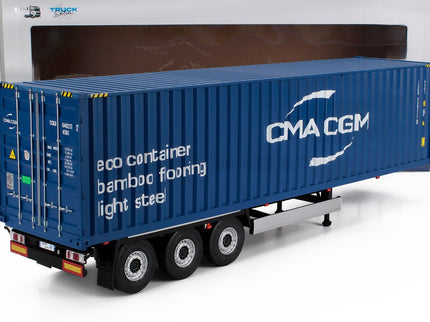 ACCESSORIES | TRAILER FOR TRUCK - RIMORCHIO TRASPORTO CONTAINER | BLUE