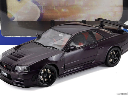 Nissan Skyline GT-R (R34) Z-Tune 1999 1:18 Solido fialová
