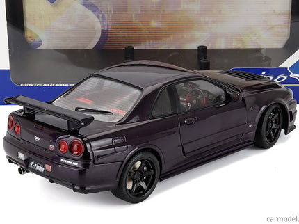 Nissan Skyline GT-R (R34) Z-Tune 1999 1:18 Solido fialová