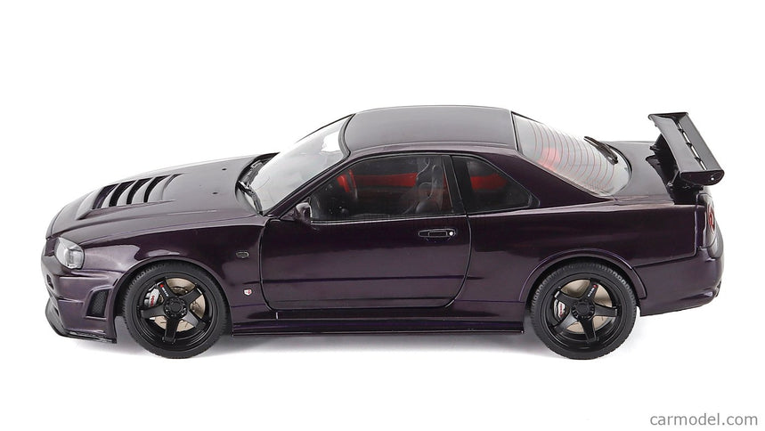 Nissan Skyline GT-R (R34) Z-Tune 1999 1:18 Solido fialová