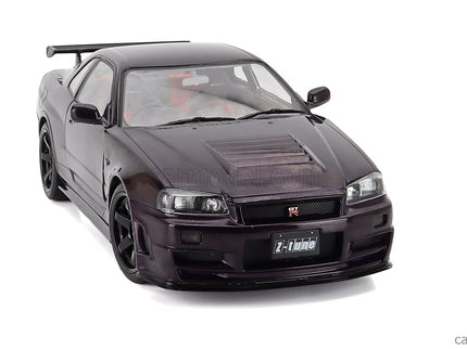 Nissan Skyline GT-R (R34) Z-Tune 1999 1:18 Solido fialová