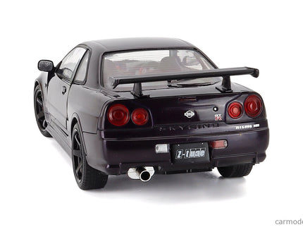 Nissan Skyline GT-R (R34) Z-Tune 1999 1:18 Solido fialová