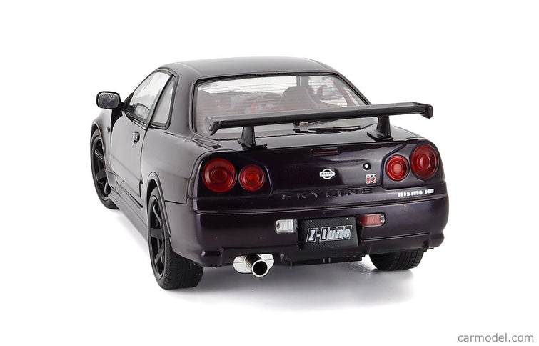 Nissan Skyline GT-R (R34) Z-Tune 1999 1:18 Solido fialová