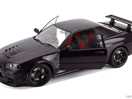 Nissan Skyline GT-R (R34) Z-Tune 1999 1:18 Solido fialová