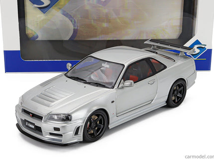 Nissan Skyline GT-R (R34) Z-Tune 1999 1:18 Solido strieborná