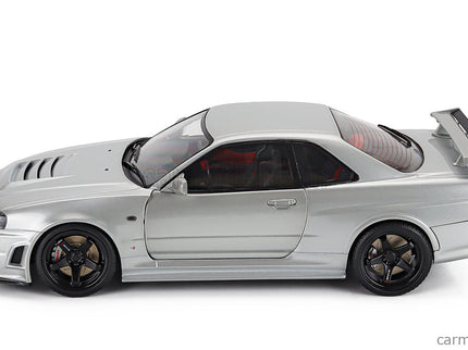 Nissan Skyline GT-R (R34) Z-Tune 1999 1:18 Solido strieborná
