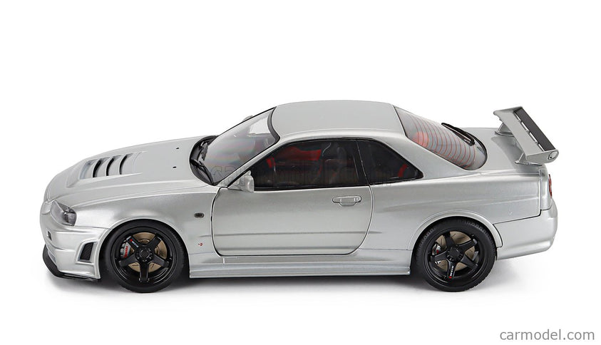 Nissan Skyline GT-R (R34) Z-Tune 1999 1:18 Solido strieborná