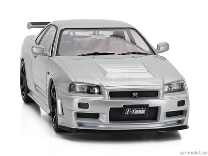 Nissan Skyline GT-R (R34) Z-Tune 1999 1:18 Solido strieborná