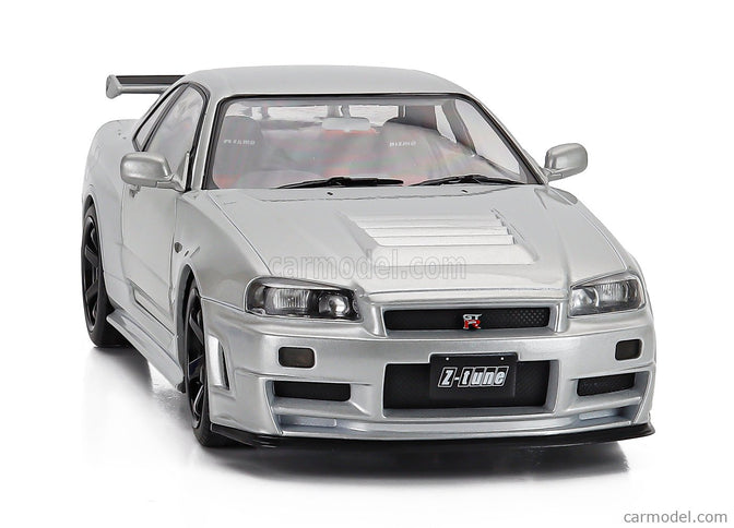 Nissan Skyline GT-R (R34) Z-Tune 1999 1:18 Solido strieborná