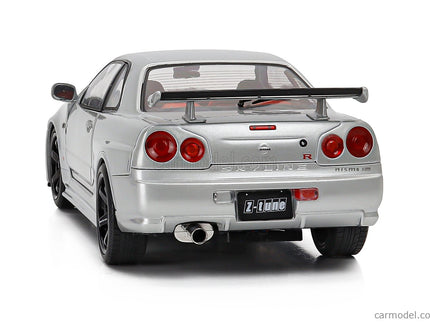 Nissan Skyline GT-R (R34) Z-Tune 1999 1:18 Solido strieborná