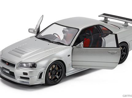 Nissan Skyline GT-R (R34) Z-Tune 1999 1:18 Solido strieborná