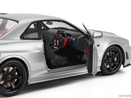 Nissan Skyline GT-R (R34) Z-Tune 1999 1:18 Solido strieborná