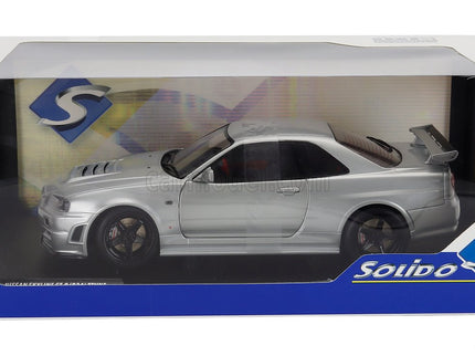 Nissan Skyline GT-R (R34) Z-Tune 1999 1:18 Solido strieborná