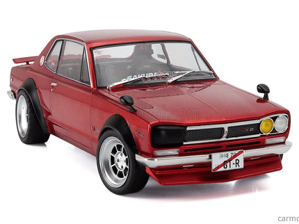Nissan Skyline (C10) Hakosuka Works 1970 1:18 Solido červená metalická