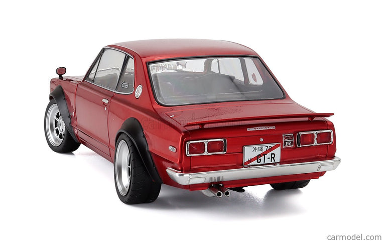 Nissan Skyline (C10) Hakosuka Works 1970 1:18 Solido červená metalická