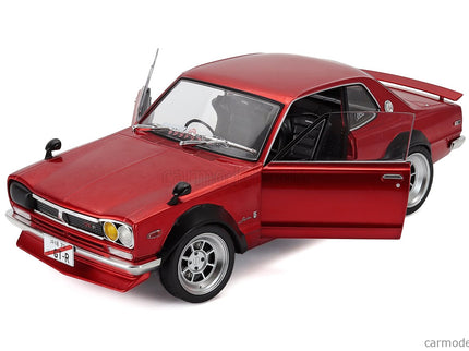 Nissan Skyline (C10) Hakosuka Works 1970 1:18 Solido červená metalická
