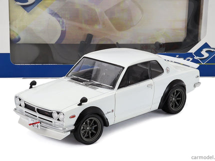 Nissan Skyline (C10) Hakosuka Works 1970 1:18 Solido perleťová biela