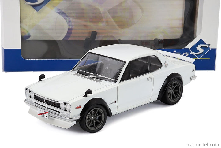Nissan Skyline (C10) Hakosuka Works 1970 1:18 Solido perleťová biela