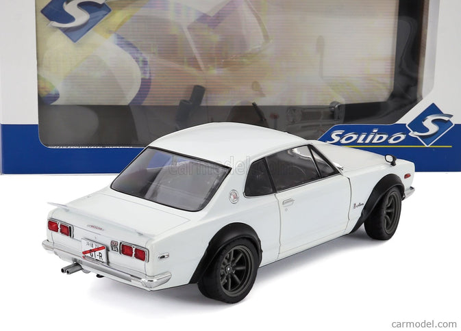 Nissan Skyline (C10) Hakosuka Works 1970 1:18 Solido perleťová biela