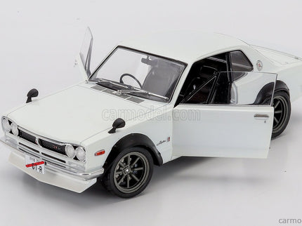 Nissan Skyline (C10) Hakosuka Works 1970 1:18 Solido perleťová biela