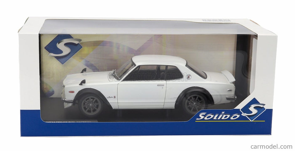 Nissan Skyline (C10) Hakosuka Works 1970 1:18 Solido perleťová biela