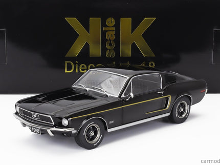 Ford Mustang GT Fastback Coupe 1968 1:18 KK Scale čierna