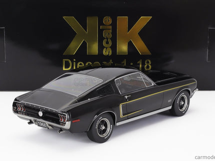 Ford Mustang GT Fastback Coupe 1968 1:18 KK Scale čierna
