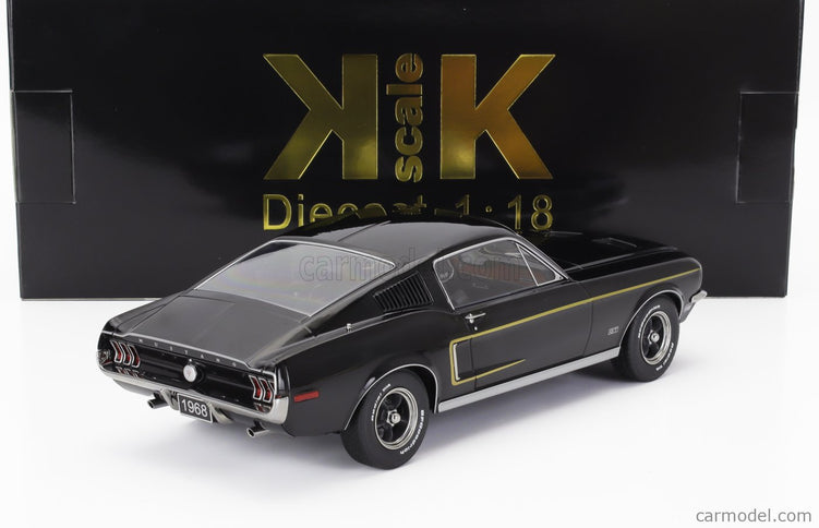 Ford Mustang GT Fastback Coupe 1968 1:18 KK Scale čierna