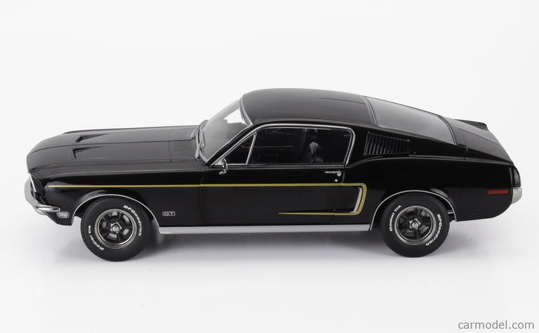 Ford Mustang GT Fastback Coupe 1968 1:18 KK Scale čierna