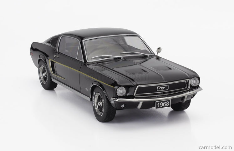 Ford Mustang GT Fastback Coupe 1968 1:18 KK Scale čierna