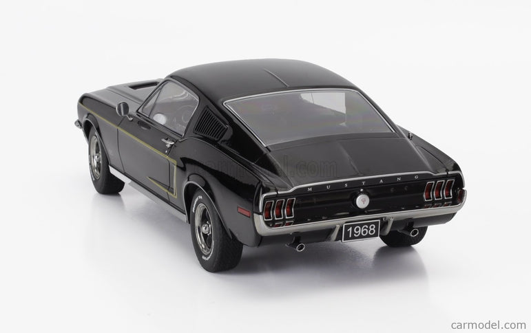 Ford Mustang GT Fastback Coupe 1968 1:18 KK Scale čierna