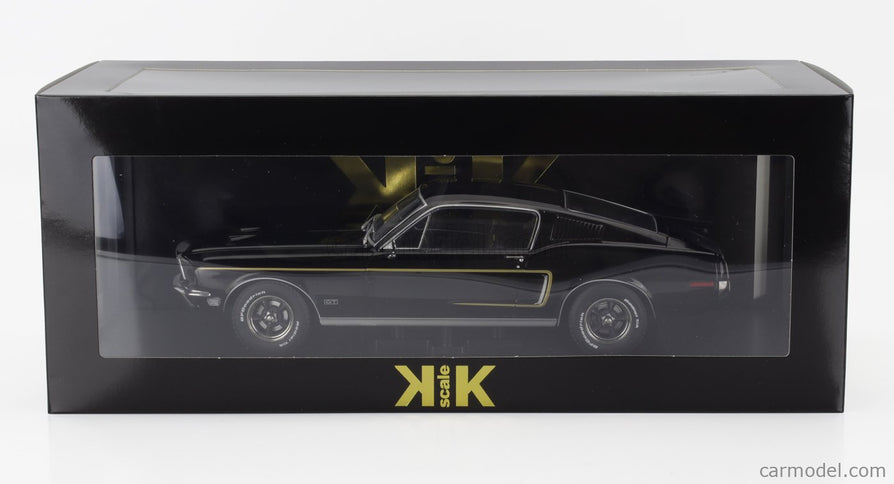 Ford Mustang GT Fastback Coupe 1968 1:18 KK Scale čierna