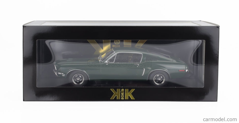 Ford Mustang GT Fastback Coupe 1968 1:18 KK Scale zelená