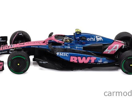 Alpine F1 A525 Team Bwt Alpine N°7 Australian GP 2025 Jack Doohan 1:64 Spark Model čierna modrá ružová