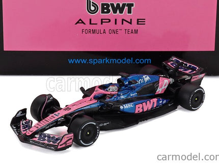 Alpine F1 A525 Team Bwt Alpine N°10 Japan GP 2025 Pierre Gasly 1:64 Spark Model čierna modrá ružová
