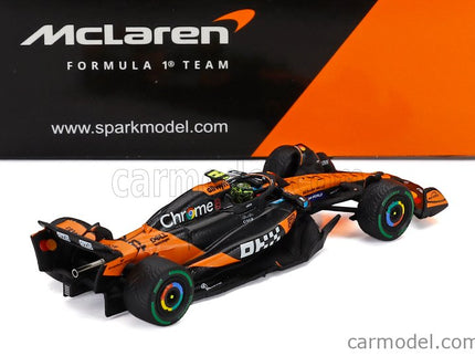 Mclaren F1 MCL39 Team Mclaren N°4 Majster Sveta Víťaz Australian GP 2025 Lando Norris 1:64 Spark Model oranžová čierna