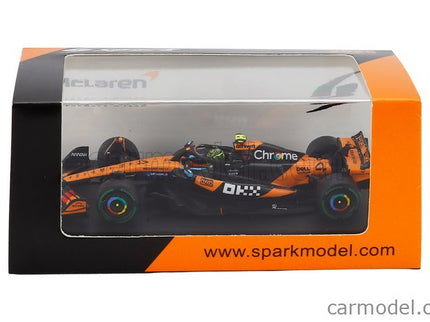 Mclaren F1 MCL39 Team Mclaren N°4 Majster Sveta Víťaz Australian GP 2025 Lando Norris 1:64 Spark Model oranžová čierna
