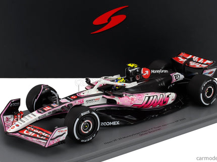 Haas F1 VF-25 Team Moneygram Haas N°87 Japan GP 2025 Oliver Bearman 1:18 Spark Model biela čierna červená