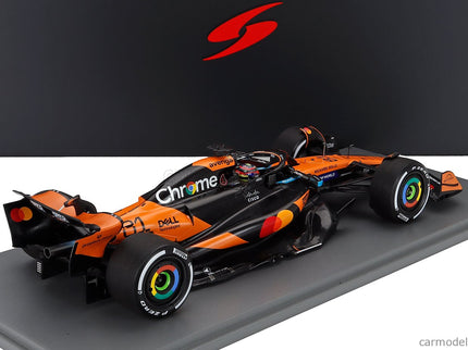 Mclaren F1 MCL39 Team Mclaren N°81 Víťaz China GP 2025 Oscar Piastri 1:18 Spark Model oranžová čierna