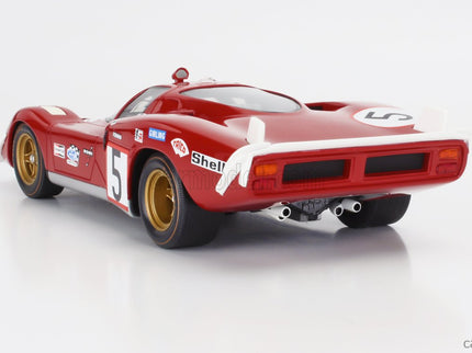 Ferrari 512S 5.0L V12 Long Tail Team Sefac Spa Ferrari N°5 24h Le Mans 1970 Jacky Ickx - Peter Schetty 1:18 Werk83 červená