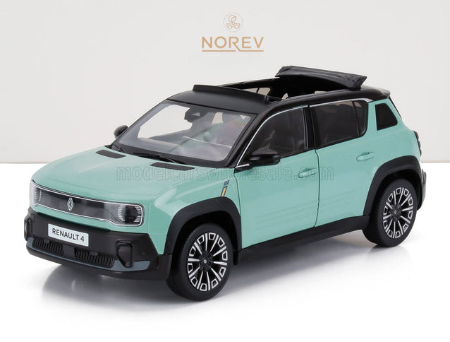 RENAULT | R4 E-TECH 100% OPEN ROOF 2025 | LIGHT GREEN