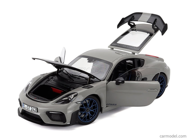 Porsche 718 Cayman GT4 RS Weissach Package 2023 1:18 Norev biela čierna