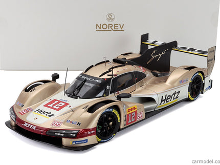 Porsche 963 9RD 4.6L Turbo V8 Team Hertz Jota N°12 Víťaz 6h Spa 2024 Will Stevens - Callum Ilott 1:18 Norev biela zlatá