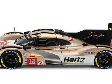Porsche 963 9RD 4.6L Turbo V8 Team Hertz Jota N°12 Víťaz 6h Spa 2024 Will Stevens - Callum Ilott 1:18 Norev biela zlatá